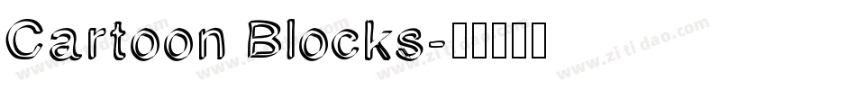 Cartoon Blocks字体转换